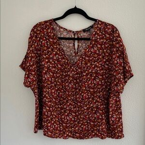 Madewell Multicolor Floral Blouse